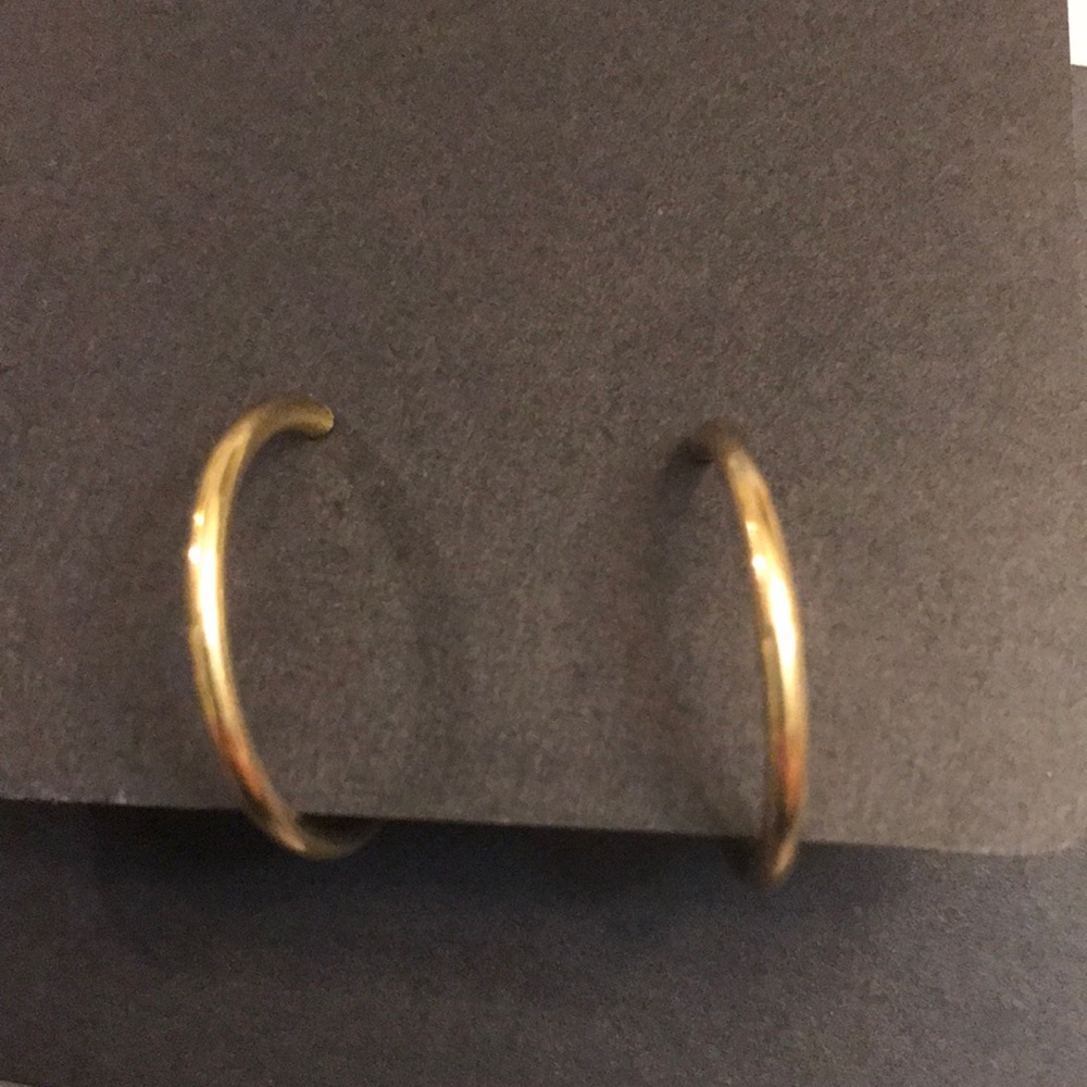 Elegant Gold Hoop Earrings
